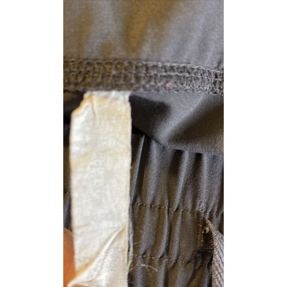 Ideology Womens Sz 38in Waist Gray Drawstring Waist Ruched Legs Capri Pants - Picture 8 of 9